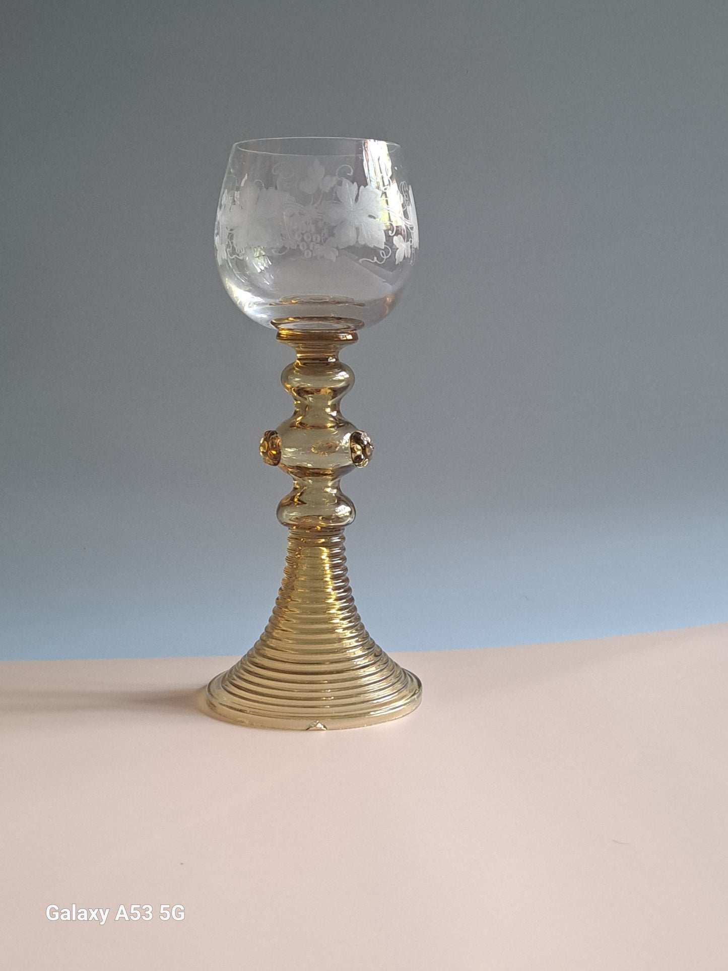 Three Pretty Wine Glasses