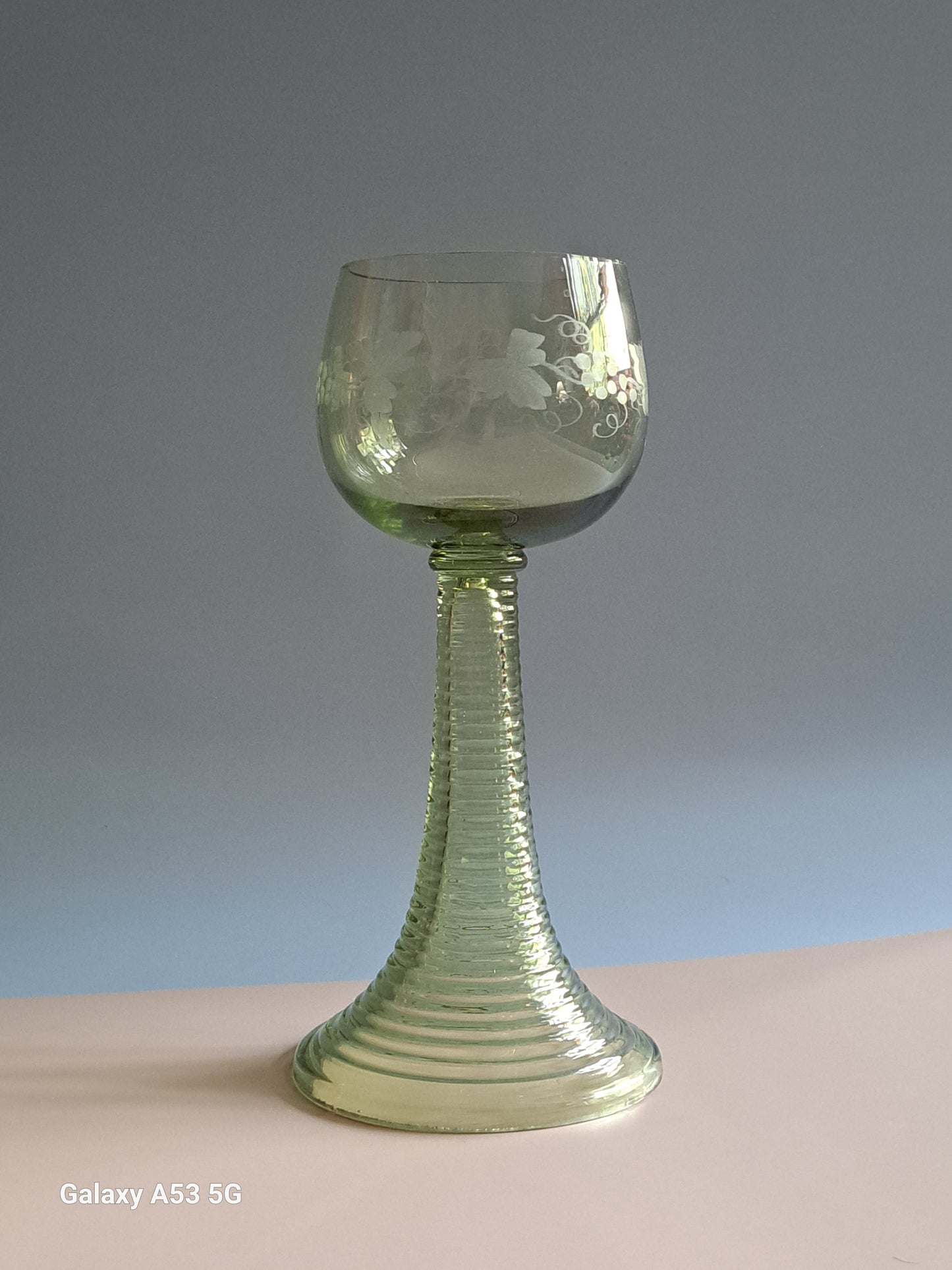 Three Pretty Wine Glasses