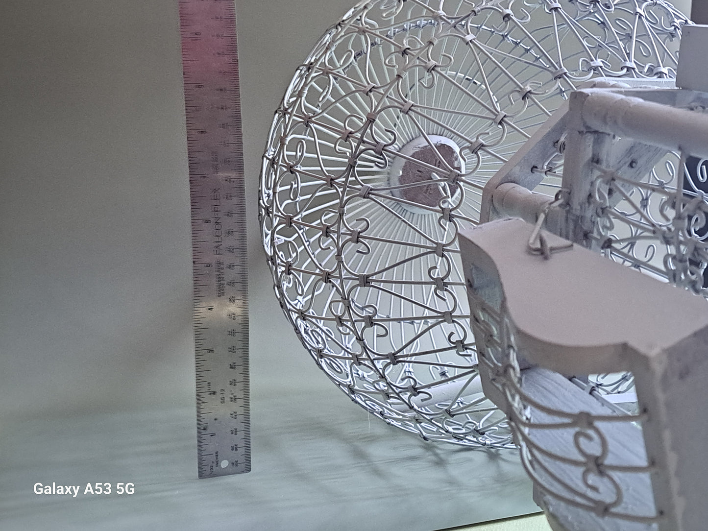 Wood and Wire Decorative Bird Cage