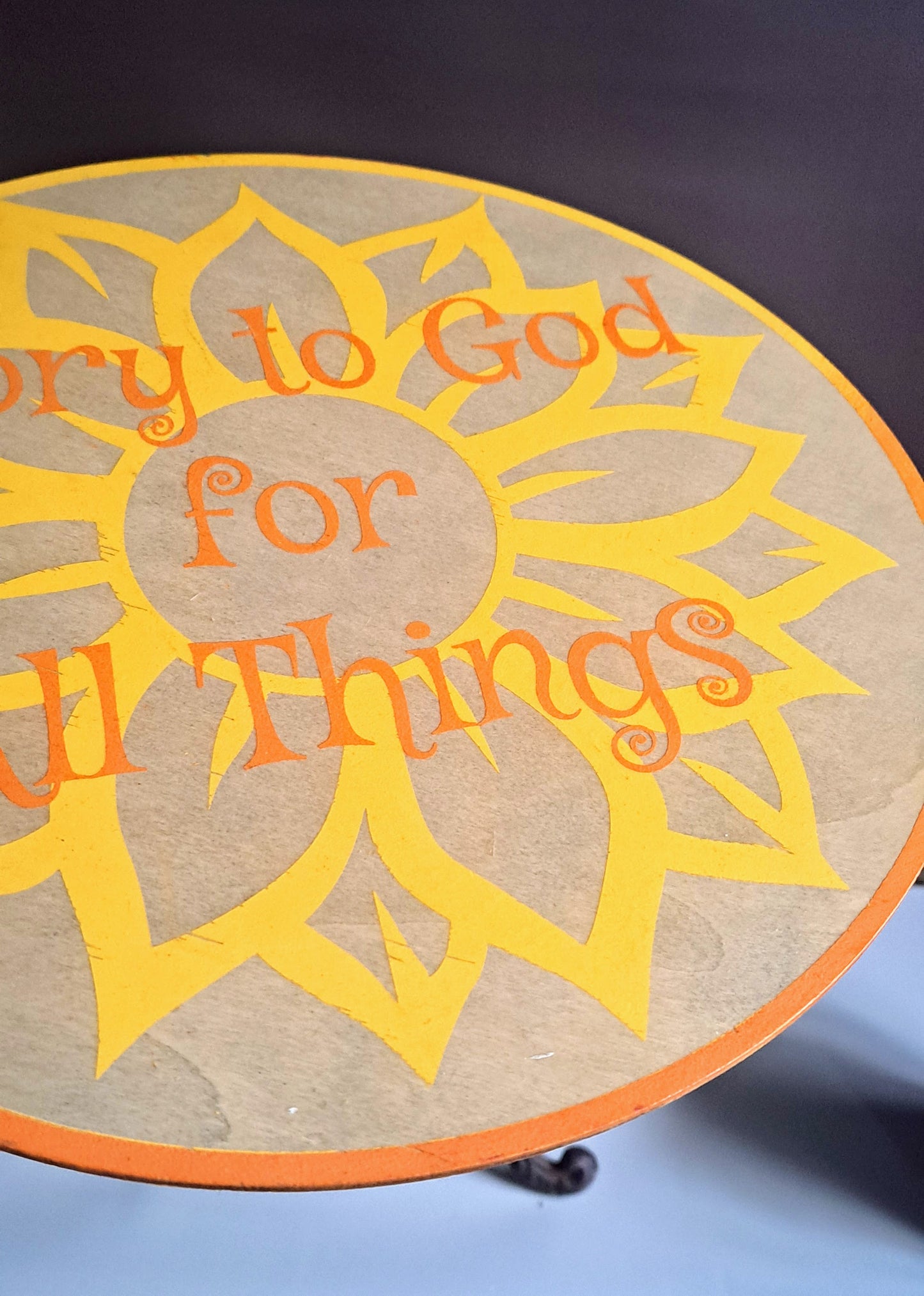 Glory to God for All Things! Sign