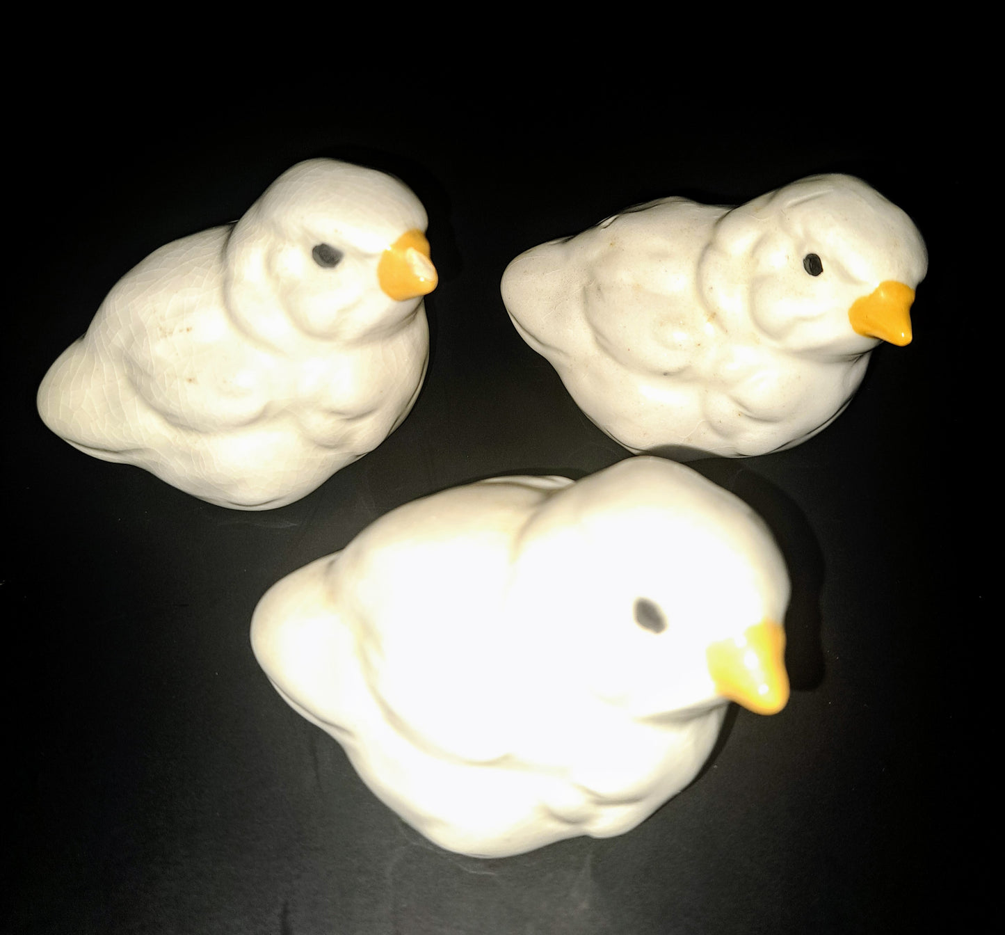 Vintage Duck/Goose candle holder and little chlcks