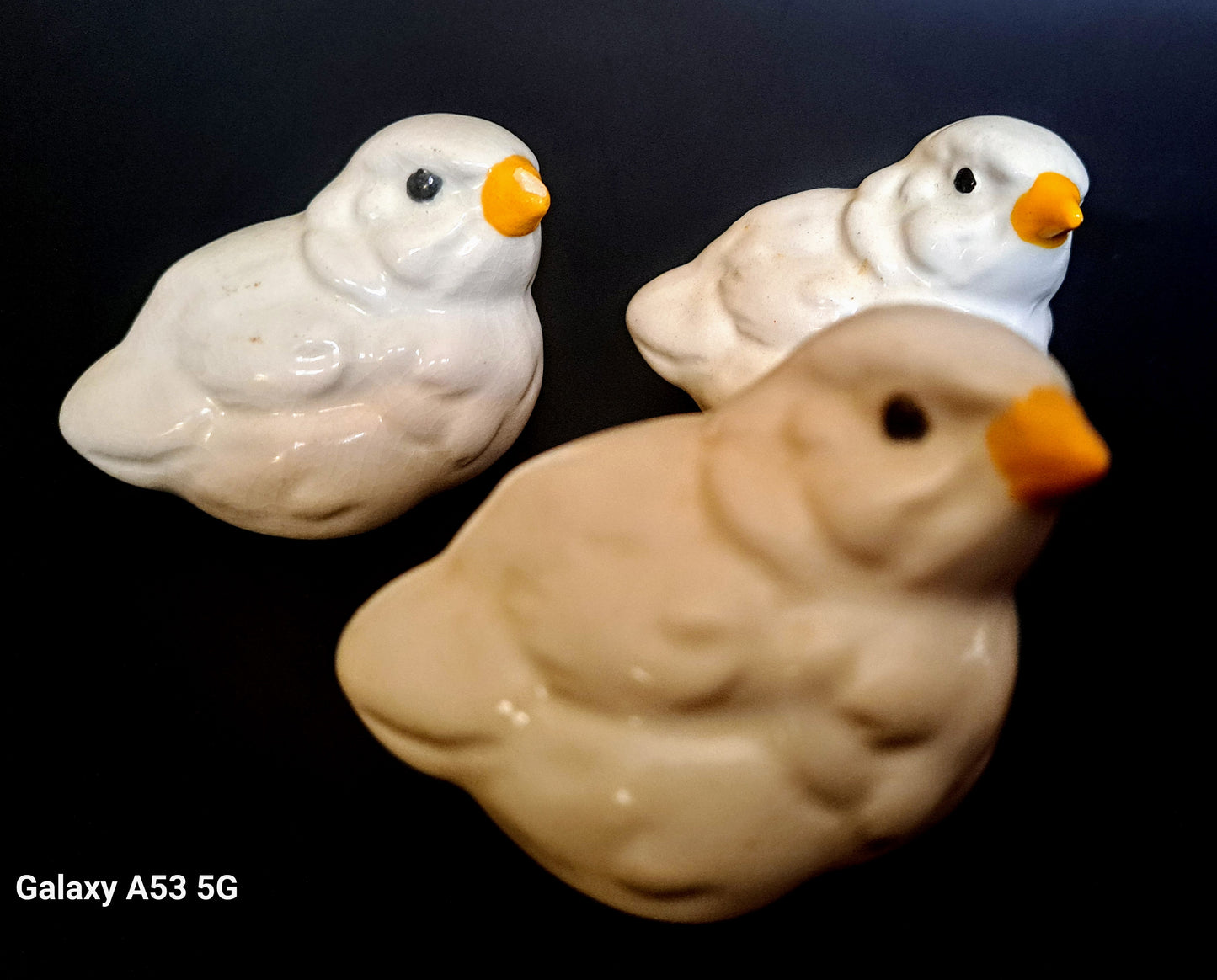 Vintage Duck/Goose candle holder and little chlcks